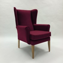 Devonshire high seat chair in Olive Plum