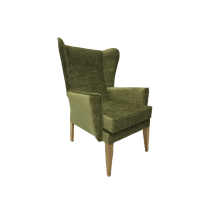 Acaster Orthopaedic chair in Juno stain resistant fabric - Lime