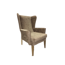 Acaster Orthopaedic chair in Juno stain resistant fabric - Mink